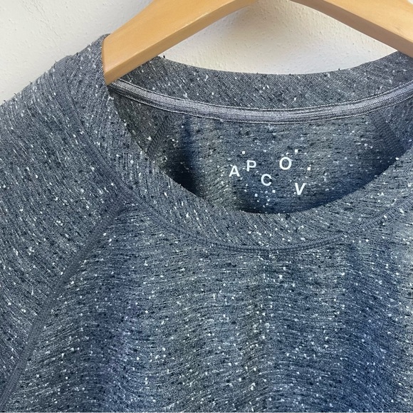 A.P.C. x Outdoor Voices Sweat Running Crew in Charcoal - Picture 5 of 7